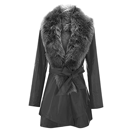 Steppweste Damen Lang,Isolationsjacke Damen,Damen Blazer Blau,Kunstpelz...