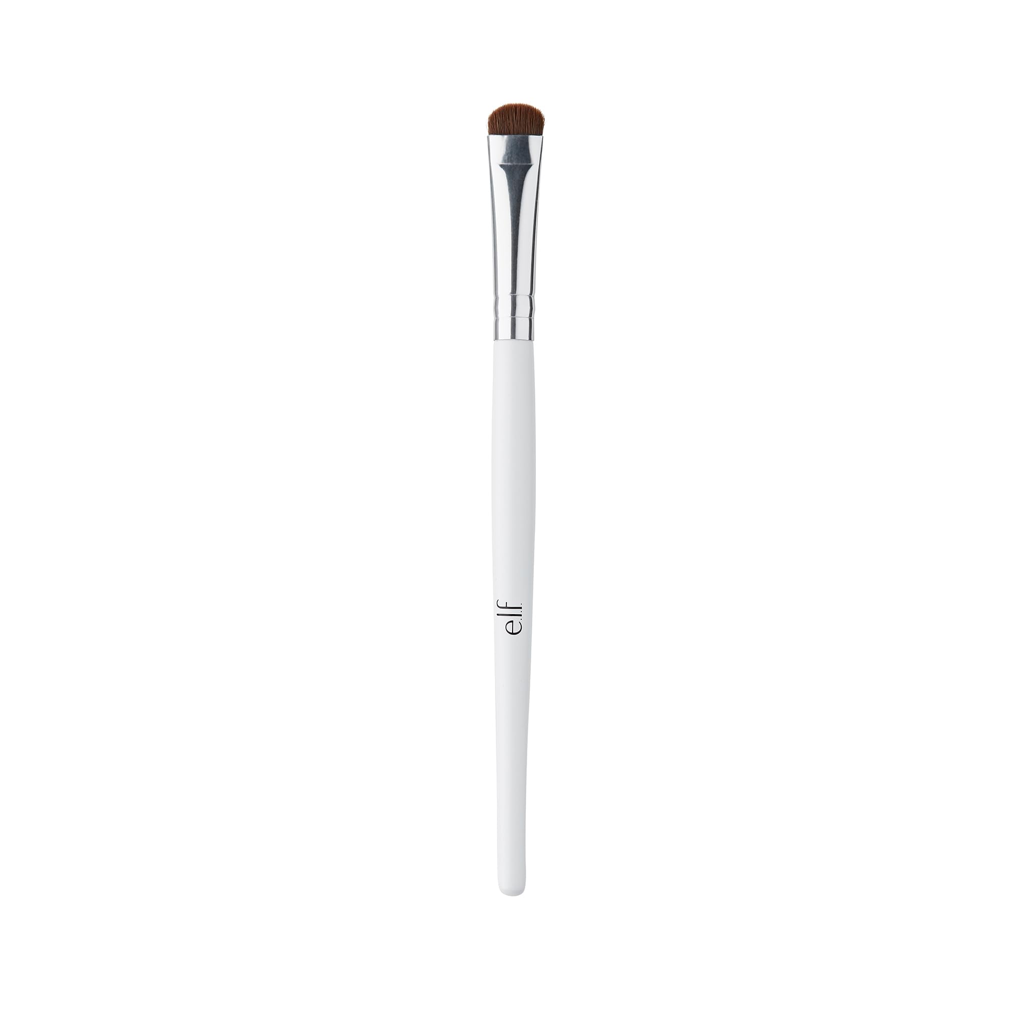e.l.f. Smudge Brush, Short Curved Brush for Expertly Smoothing Colour for a Smoky Look, Perfect for Contouring & Defining Eyes, Vegan & Cruelty-Free
