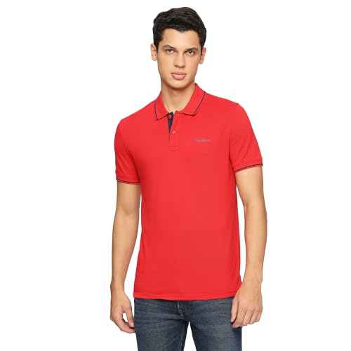 Image of Pepe Jeans Men's Cotton Regular Fit T-Shirt