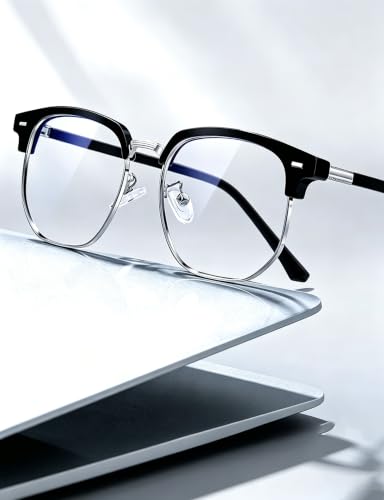 Image of Blue Light Blocking Glasses for Men Anti-Fatigue Computer Monitor Gaming Glasses Prevent Headaches Glasses