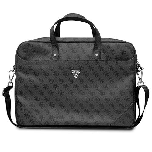Guess Tasche GUCB15P4TK 16' schwarz/black Saffiano 4G Hot Stamp Triangle Logo