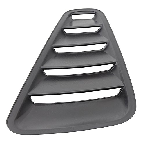 Window Louver Compatible With 2010-2014 Ford Mustang, Pp Rear/Side Window Scoop Cover Sun Shade By Ikon Motorsports, 2011 2012 2013 #TOP5