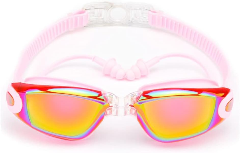 Professional Swimming Glasses Men and Women Ear Plug Waterproof Anti Fog Adult Swimming Pool Goggles Swim Eyewear