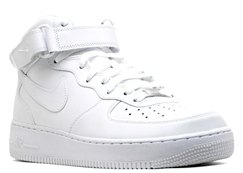 Nike Air Force 1 Mid 07 White/White Mens Fashion Sneakers 315123-111 (11 M)