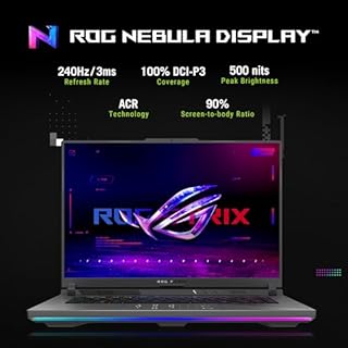 ASUS ROG Strix G16 (2025) Gaming Laptop, 16” ROG Nebula 16:10 2.5K 240Hz/3ms, NVIDIA® GeForce RTX™ 5070 Ti, AMD Ryzen™ 9 9955HX Processor, 32GB DDR5-5600, 1TB PCIe Gen 4 SSD, Wi-Fi 6E, Win 11 Home