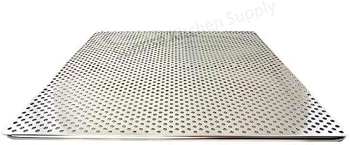Sunrise Kitchen Supply Stainless Steel Fryer Screen (Solid Screen) (17.5" x 17.5")