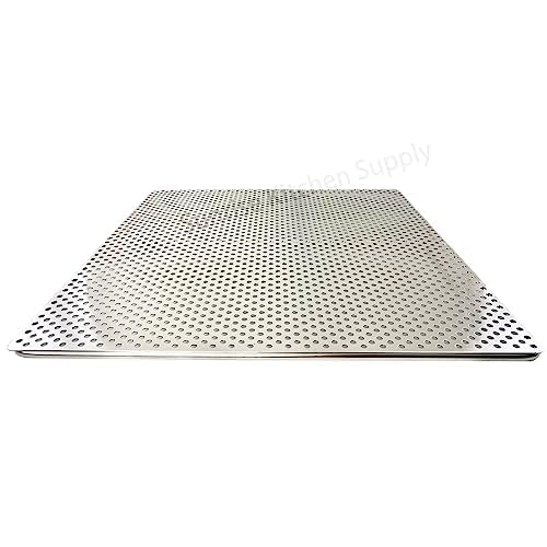 Écran de friteuse anti-débris 44.5x44.5 cm en acier inoxydable rigide - 4