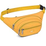 Grande Capacità: Dimensioni 33x18x7 cm con 4 tasche in totale. Può contenere carte, contanti,telefono, portafoglio,passaporti, acqua in bottiglia (≤500ml), ecc.