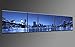 Produktbild TOP Bild auf Leinwand NEW YORK PANORAMA Blue BRIDGE 5 TEILE DIGITAL Arts AP500261 Bilder fertig bespannt auf Keilrahmen. Kunstwerk als Wandbild auf Rahmen.Wohnzimmer, BÜRO GÜNSTIGER ALS Ölbild Gemälde Poster Plakat mit Bilderrahmen! MADE IN GERMANY