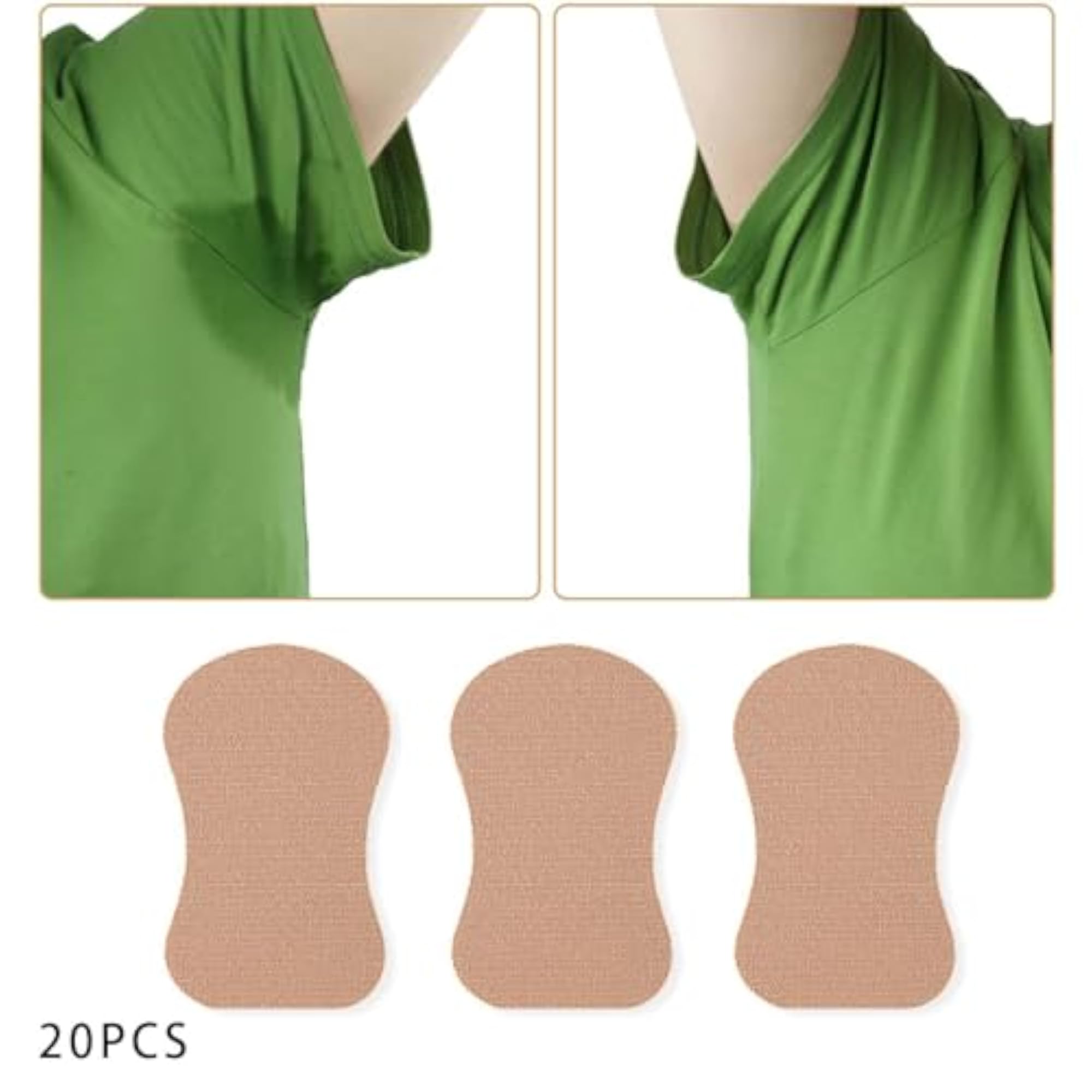 20x Armpit Sweat Pad Traceless Disposable Soft Patches