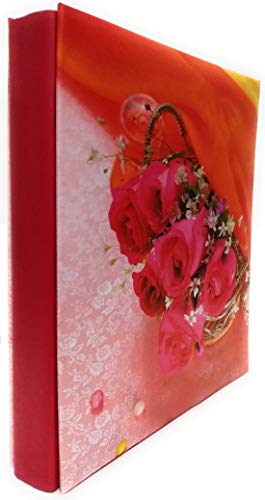 Image of Natraj Series Photo Album with Extra Clear PVC Film 200 Photos (Photo Size Supported: 4x6 Inches, Multicolour) (Design 5)