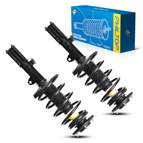 Image of PHILTOP Front Complete Struts Assembly with Coil Spring For 2003-2008 Toyota Corolla 172114 /172115-Quick Loaded Suspension‌