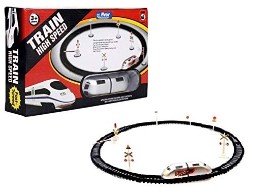 basics 21 high speed train with tracks set toy for kids (3+ years) (Multi color)