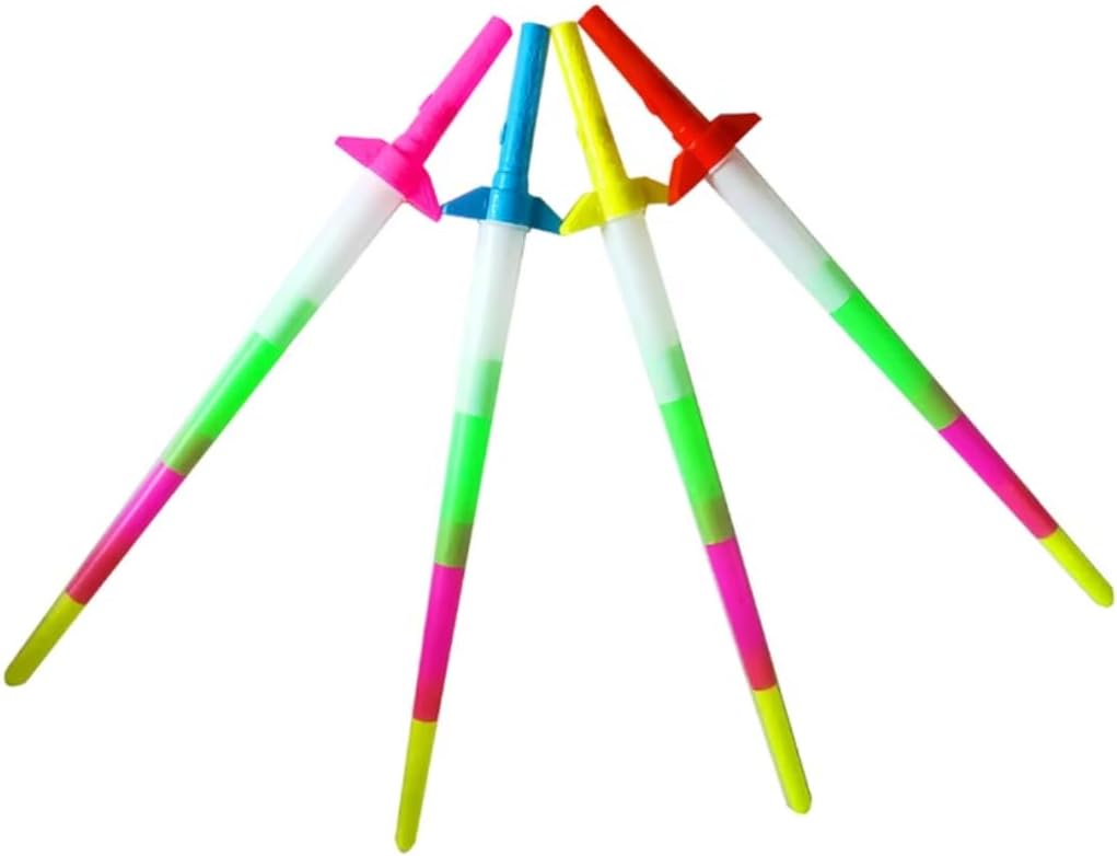 Light Up Expandable LED Talwar Toy for Kids (Pack of 2) | Glow in The Dark Flashing Sword with Bright Lights & Sound | Fun Action Play Blade Toy for Boys & Girls | Safe Plastic Expandable Talwar
