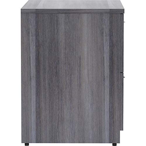 Lorell Essentials Lateral File, 35", Weathered Charcoal, Laminate #TOP2