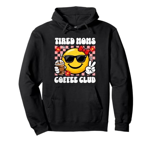 Tired Moms Coffee Club Happy Peace �T���O���X ���g�� �O���t�B�b�N �p�[�J�[