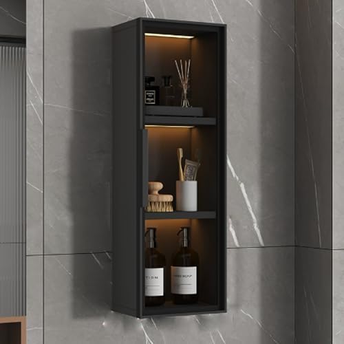 Versatile Wall-Mounted Storage Cabinet with Door - Space-Saving Organizer for Bathroom, Kitchen, Living Room & Above Toilet - Stylish and Functional Home Storage Solution