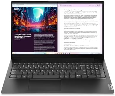 Lenovo V15 Gen 4 - Business Laptop - AMD Ryzen 7 7730U CPU - 15.6" FHD Display - 16GB RAM - 1TB SSD Storage - Integrated AMD Radeon™ Graphics - Webcam Privacy Shutter - Business Black