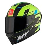 Casco integrale Stinger 2 ZIVZE C3 verde nero taglia L + visiera nera