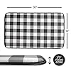 Sweet Home Collection ACH-ANTFMBBK Memory Foam Anti Fatigue Kitchen Floor Mat Rug, 30" x 18", Buffalo Check Black/White (Pack of 1) #1