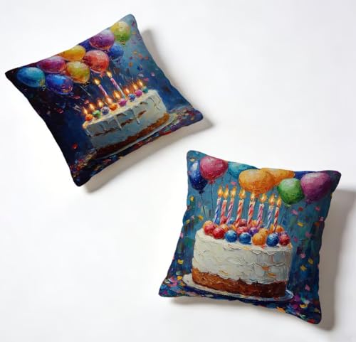 Cushion Covers 40 x 40 Pillow Cases 2 Pack Color Sofa Cushio