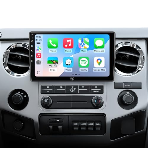 AINAVITO 10 Inch for Ford F150 Radio 2004-2008 F250/F350/450/550 2008-2016 Radio Upgrade Wireless CarPlay Android Auto Plug and Play 5G Wi-Fi Bluetooth 5.0 QLED Touch Screen Car Stereo