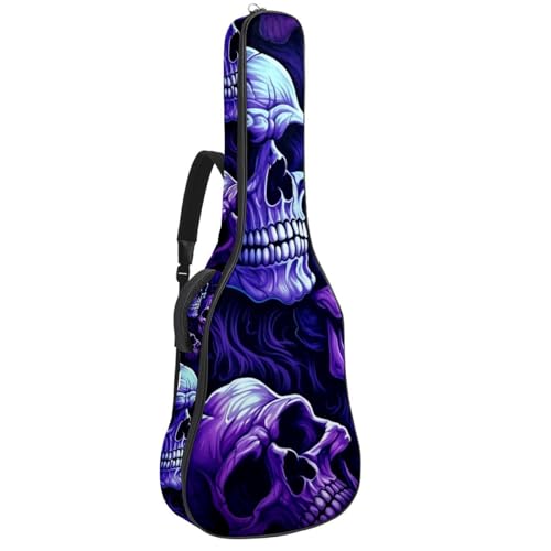 Étui guitare acoustique imperméable violet pour éviter les chocs de transport