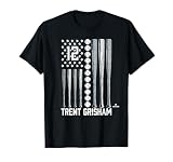 Baseball American Flag Trent Grisham New York Baseball MLBPA T-Shirt