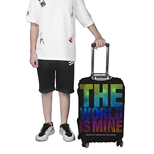 Housse de protection pour bagages anti-rayures à motif coloré - 4