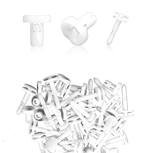 40Pcs Door Panel Retainer Clips, 15960325 Replace LH LHS Nylon Clip Plastic Retainers Fasteners Push Type Push Pin Screws Compatible with Chevy Suburban Tahoe C1500 C2500 C3500 K1500 K2500 K3500