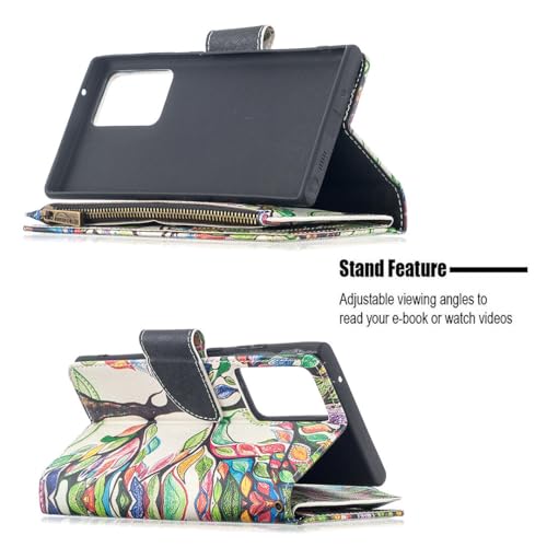 Coque iPhone 15 Pro magnétique rabat cuir avec fonction support de visionnage