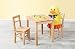 Produktbild Möbeldesign Team 2000 GmbH Kindertisch und 2 Kinderstühle kernbuche massiv Holz geölt Kindersitzgruppe