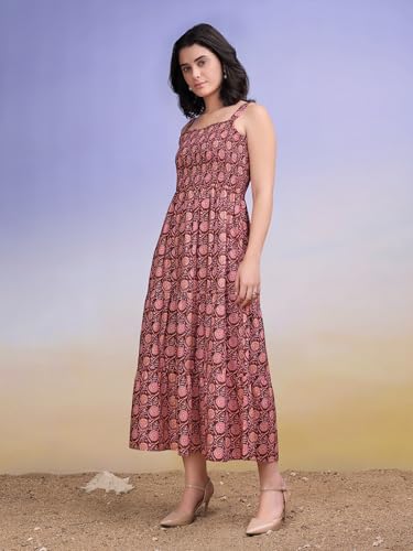 Image of PURVAJA Women's Cotton Dress(Floe-191-194)