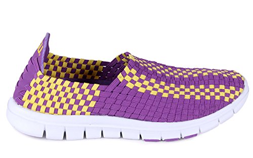 Comfy Feet NCAA Woven Colors Comfy Slip On Shoes2