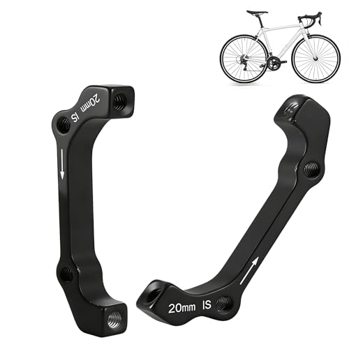 Changor Practical Cycling Brake Adaptor Easy to Install and Disassemble Mountain Cycling Brake Adaptor CNC Aluminum Alloy is Post Mount Bicycle Bracket Clamp, for Mountain Road Bike Conversion