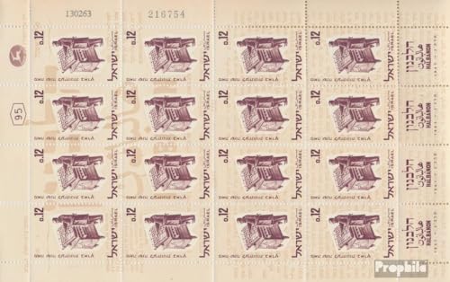 Sellos de Israel Prophila 286 pliegos con Tab completa edición nuevo MNH 1963