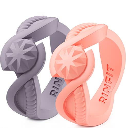 Bague en silicone pour femme active alliance de mariage sport et voyage