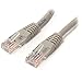 StarTech.com Cat5e Ethernet Cable - 15 ft - Gray - Patch Cable - Molded Cat5e Cable - Network Cable - Ethernet Cord - Cat 5e Cable - 15ft (M45PATCH15GR) Grey