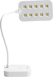 Semilac UV/LED Nail Lamp 12W - Flexible Spot Lamp with Timer & 10 LEDs for Nail Extension & Manicure