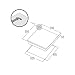 Cata - Modelo LCIB 6021 BK, Encimeras butano 3 Fuegos, Cocina de...
