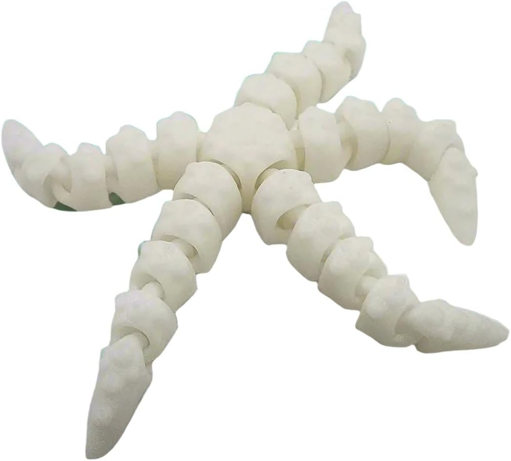 Glow-in-the-Dark Starfish Fidget Toy – Calming Sensory Stress Relief for Kids & Adults, Tactile Texture, Pocket-Sized Anxiety Relief
