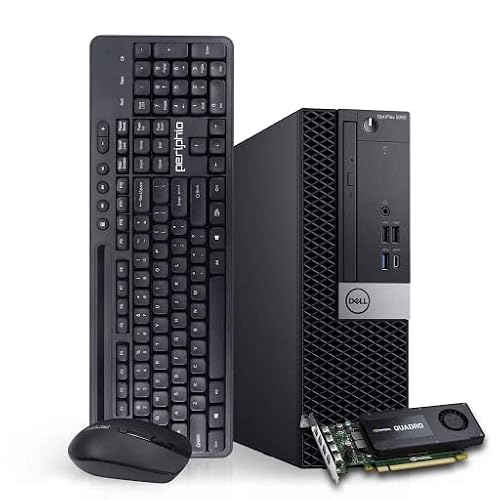 Dell Workstation PC Desktop Computer | Editing and Design | GeForce K1200 4GB GPU | Intel Core i5 | 16GB DDR4 RAM, 500GB NVMe + 1TB SDD | Wi-Fi + Bluetooth | Windows 11 Pro (Renewed)