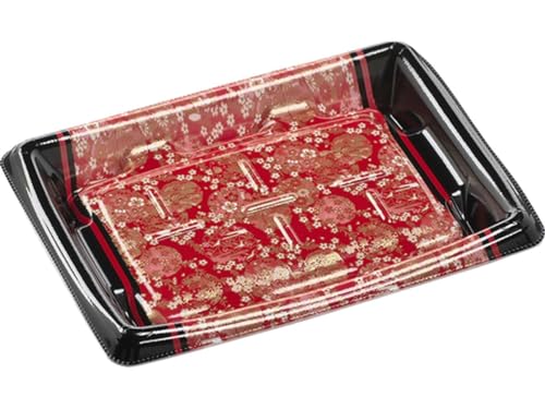 【ケース販売】 エフピコ(Fpco) MTD20-15平ヨコ はな和紙赤 900枚入 854S