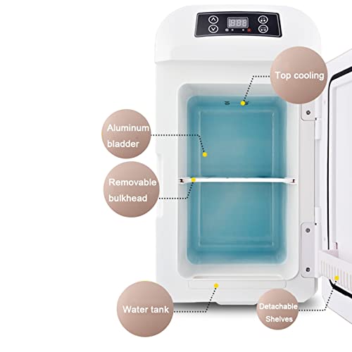 Refrigerador compresor portátil – Mini enfriador eléctrico para coche, viajes, pesca, uso al aire libre y en el hogar con opciones de alimentación de 12 V/24 V/220 V