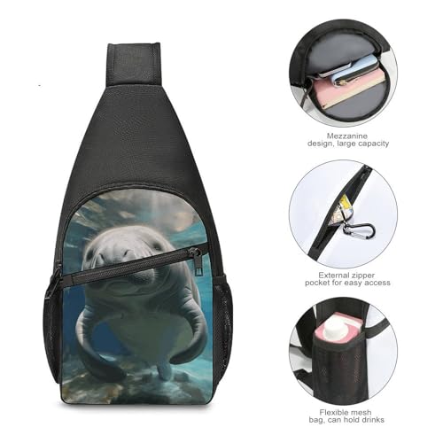 Bolso bandolera ligero con diseño de animal marino miniatura 5
