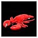 XIXINYA Lifeelike Red Lobster Peluche Peluche può Abbracciare Aragosta Peluche Peluche Giocattolo Super Soft Marine Creature Creature Plush Regalo (Color : Lobster)