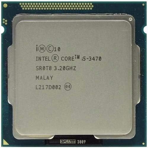 Intel Core i5-3470 SR0T8 Socket H2 LGA1155 Desktop CPU Processor 6MB 3.2GHz 5GT/s (Renewed)