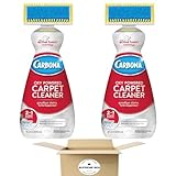 Carbona 2 in 1 Oxy-Powered Carpet & Upholstery Cleaner Pet Bottle, No Scent, 27.5 Fl Oz - Pack of 2 (55 fl oz in total)