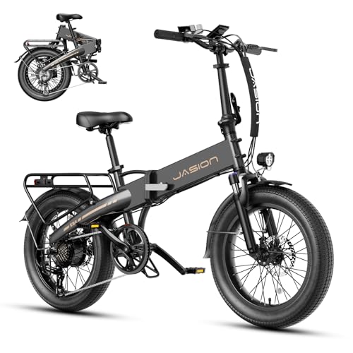 Jasion EBS Electric Bike for Adults, 1000W Peak Motor up to 23 MPH Top Speed Ebike, Aluminum 20''...