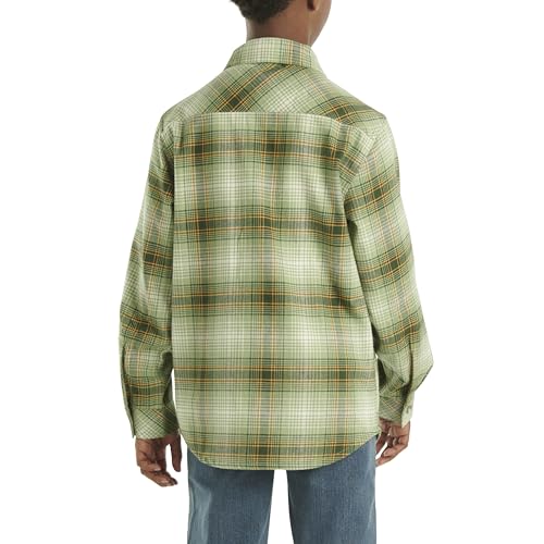 Carhartt Boys' Big Plaid Flannel Shirt3